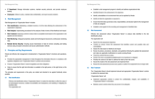 Risk Management Policy