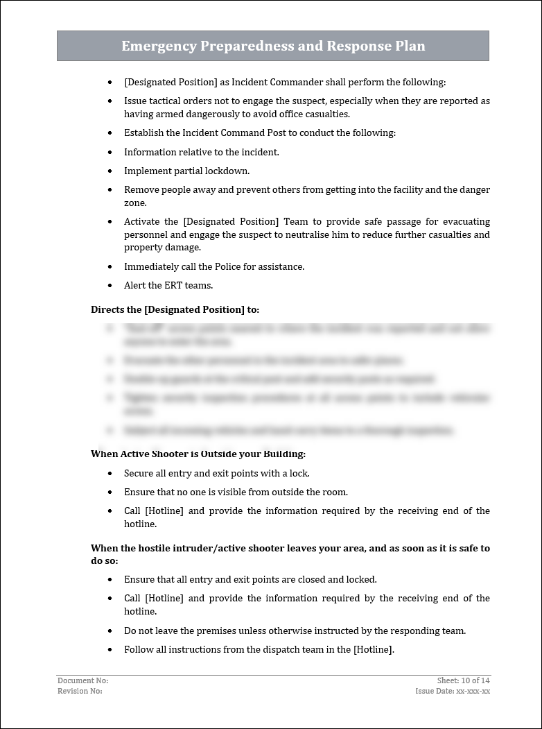 ISO 22301 Documentation Toolkit
