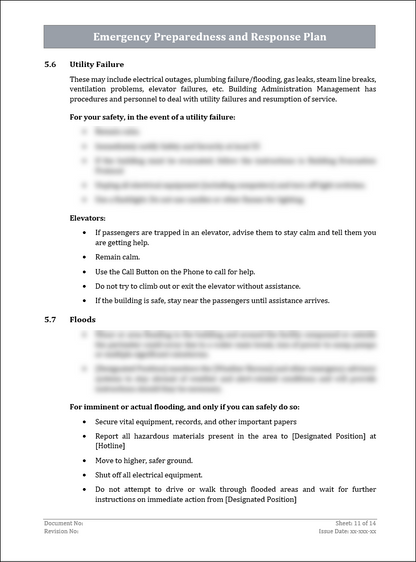 ISO 22301 Documentation Toolkit