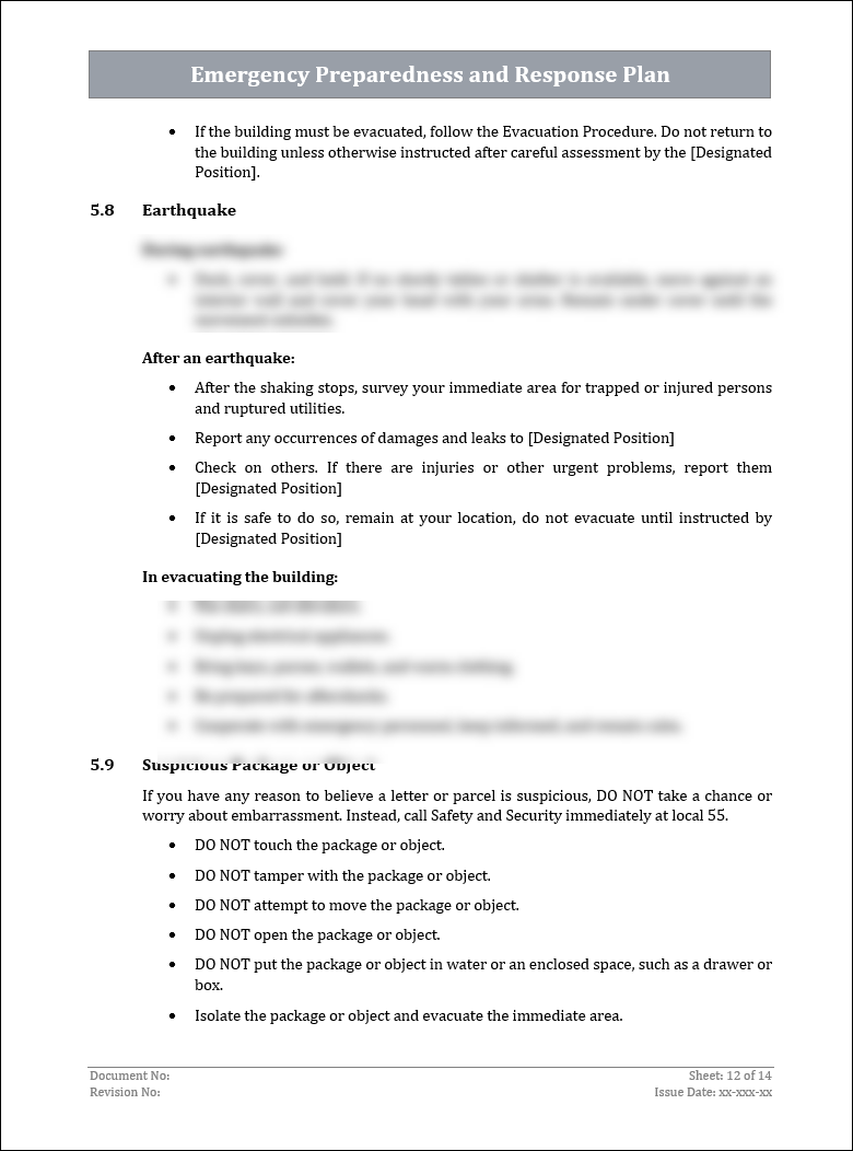 ISO 22301 Documentation Toolkit
