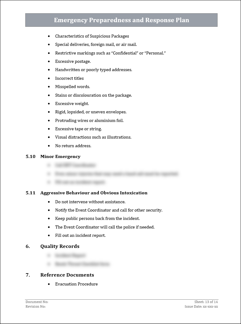 ISO 22301 Documentation Toolkit