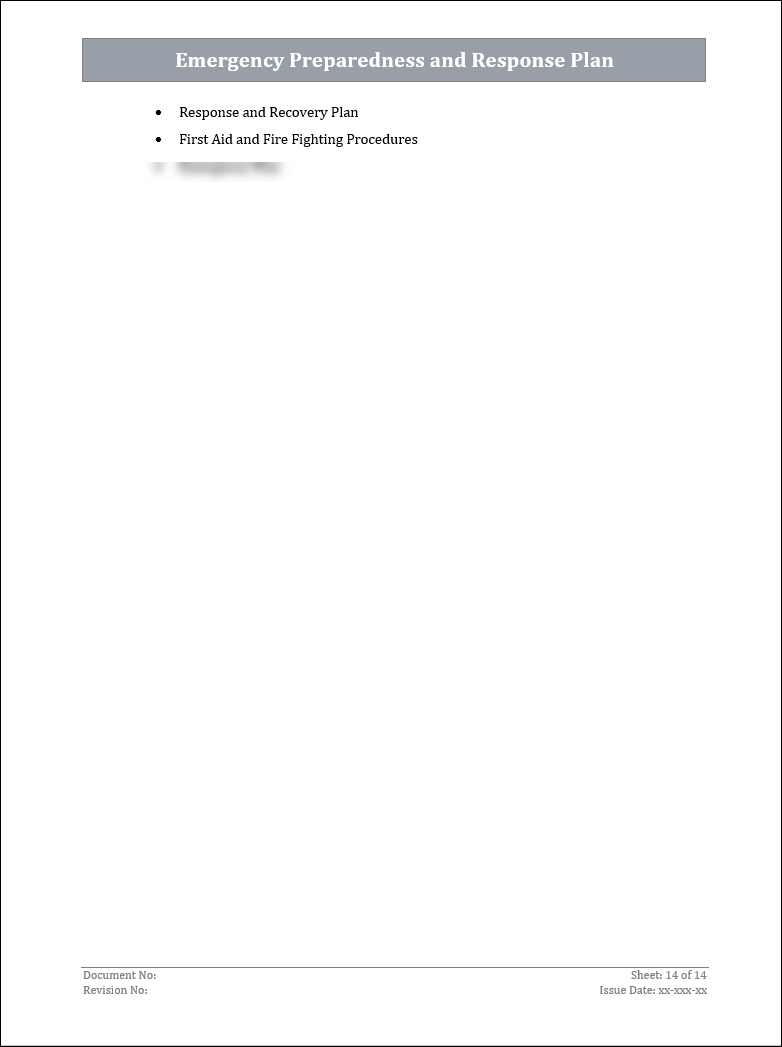 ISO 22301 Documentation Toolkit