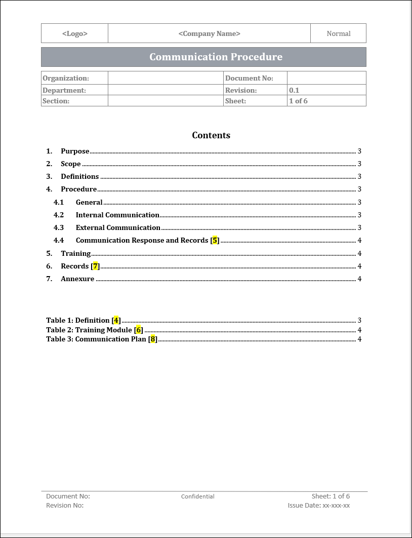 ISO 22301 Documentation Toolkit