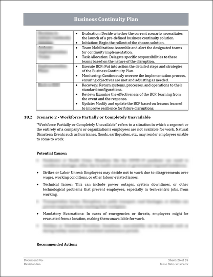 ISO 22301 Documentation Toolkit