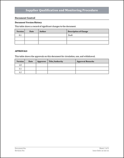 ISO 22301 Documentation Toolkit