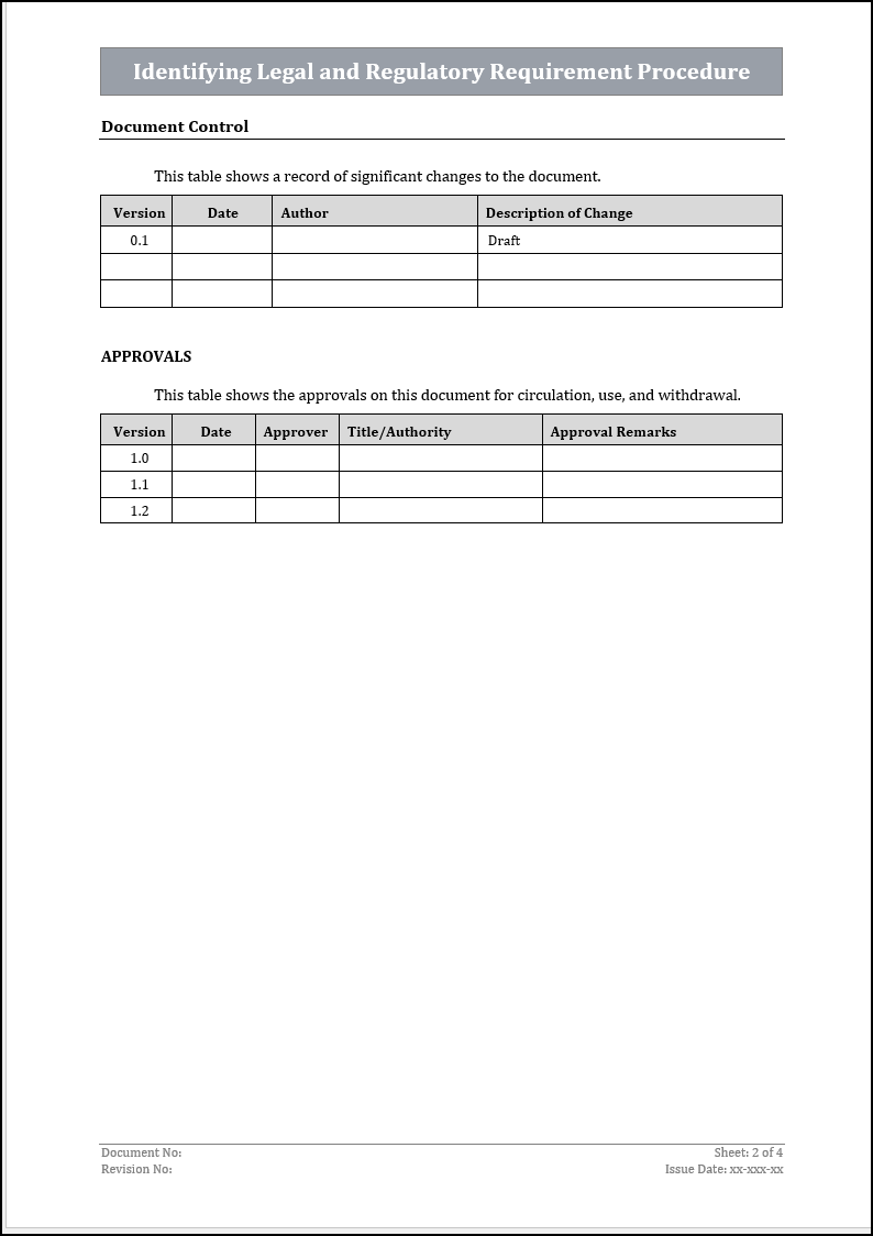 ISO 22301 Documentation Toolkit