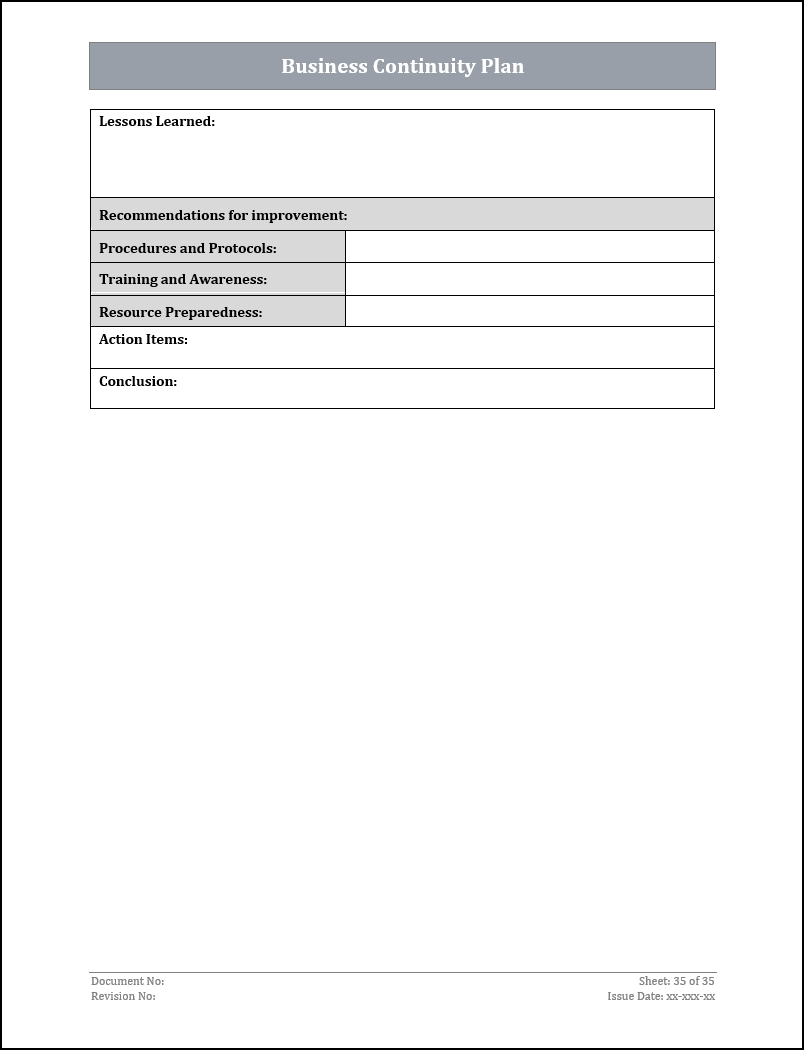 ISO 22301 Documentation Toolkit