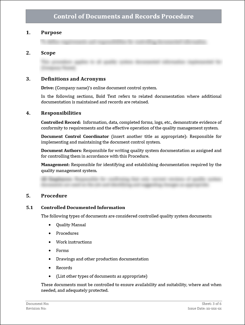ISO 22301 Documentation Toolkit