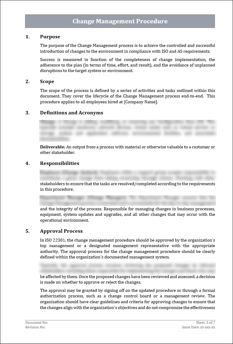 ISO 22301 Documentation Toolkit