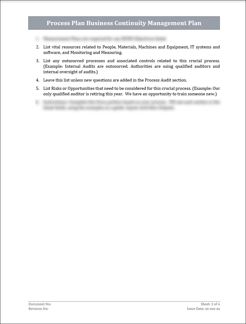 ISO 22301 Documentation Toolkit