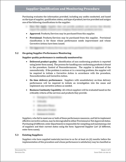 ISO 22301 Documentation Toolkit