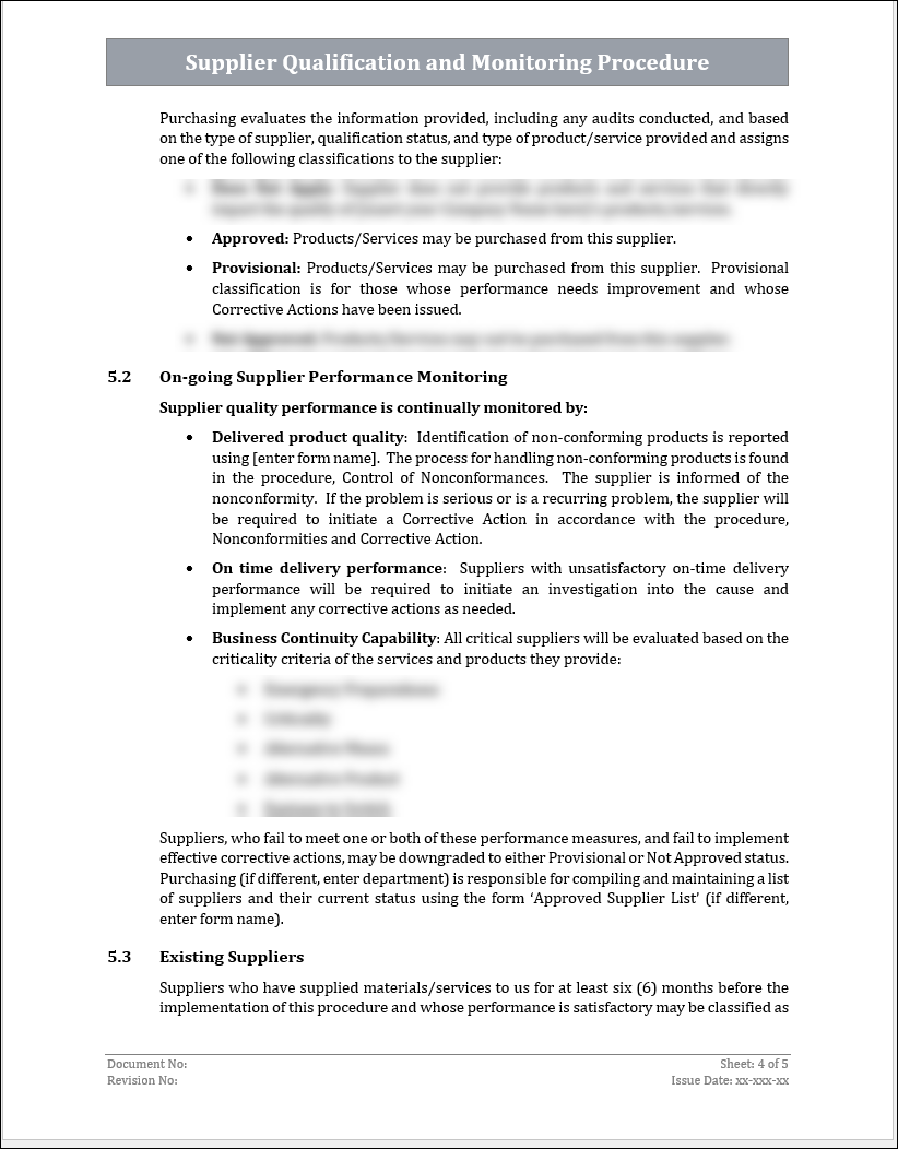 ISO 22301 Documentation Toolkit