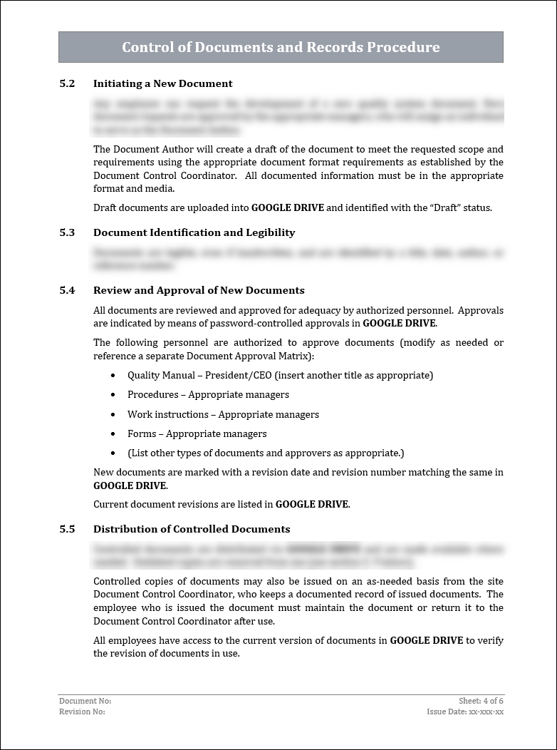 ISO 22301 Documentation Toolkit