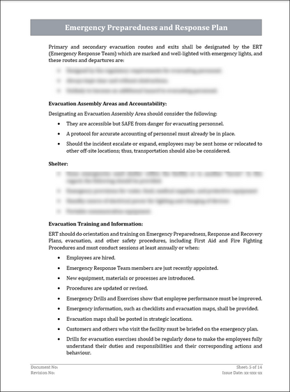 ISO 22301 Documentation Toolkit