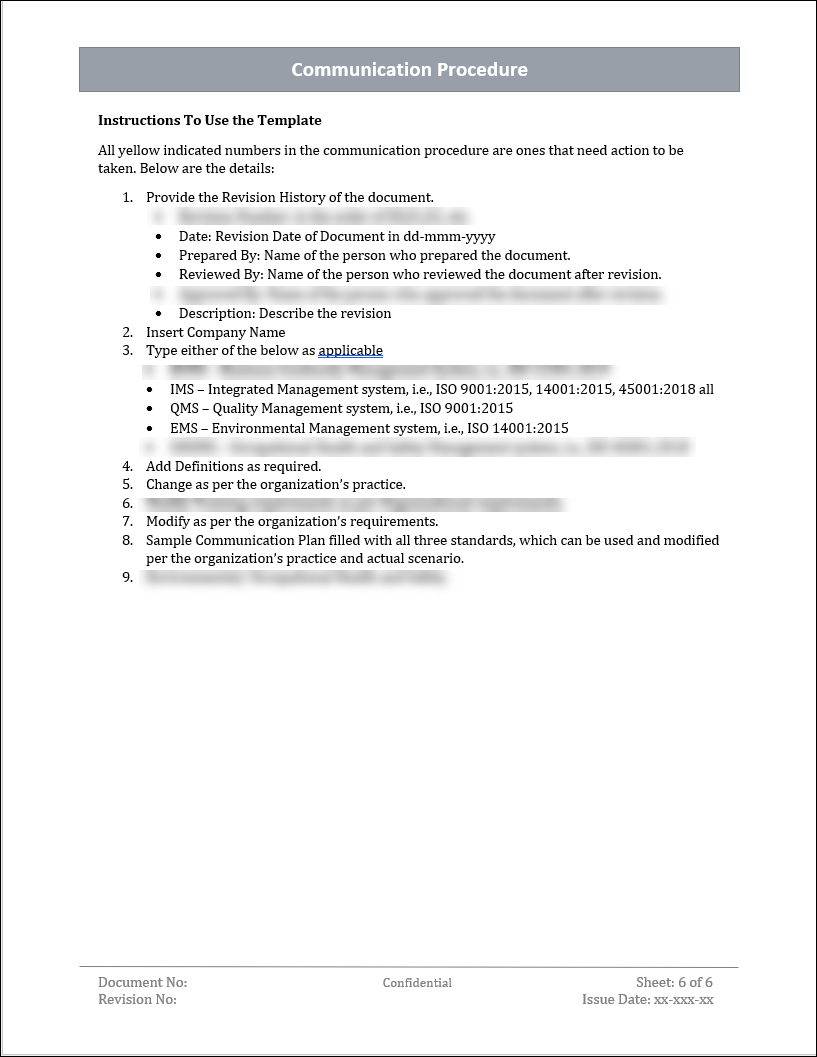 ISO 22301 Documentation Toolkit