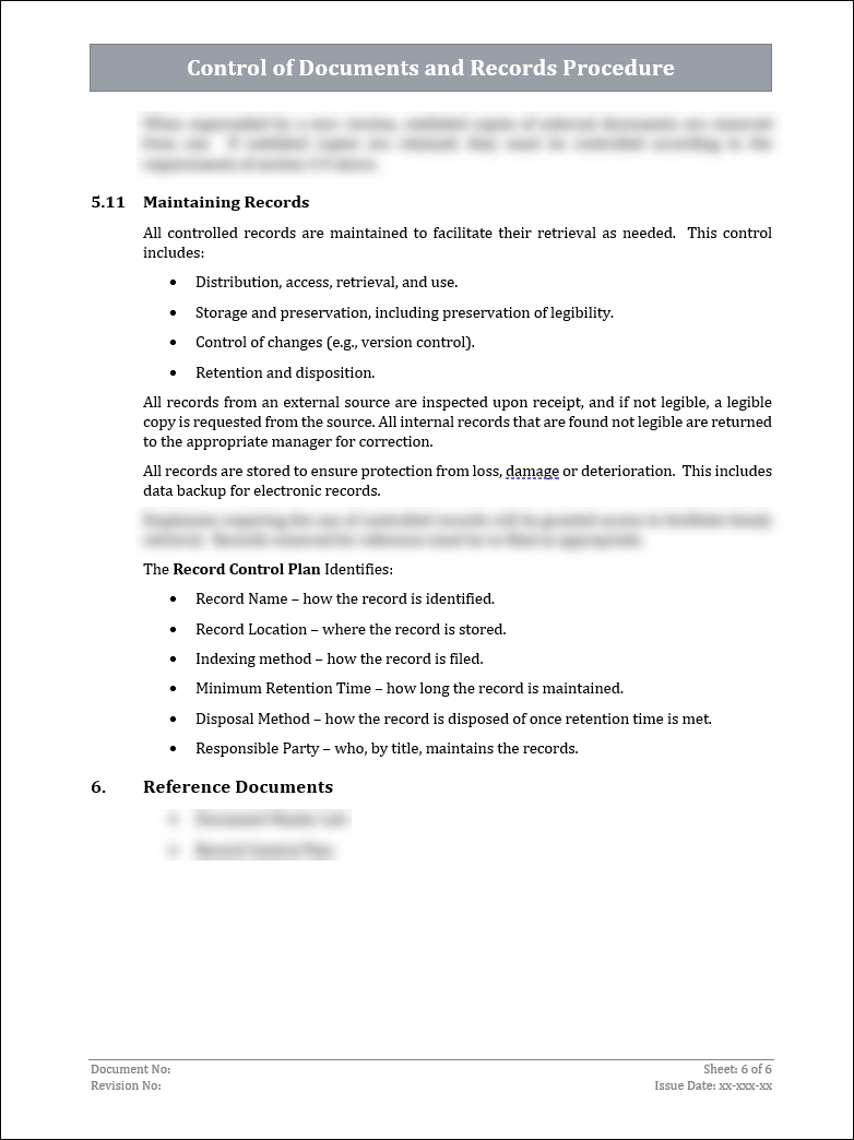 ISO 22301 Documentation Toolkit