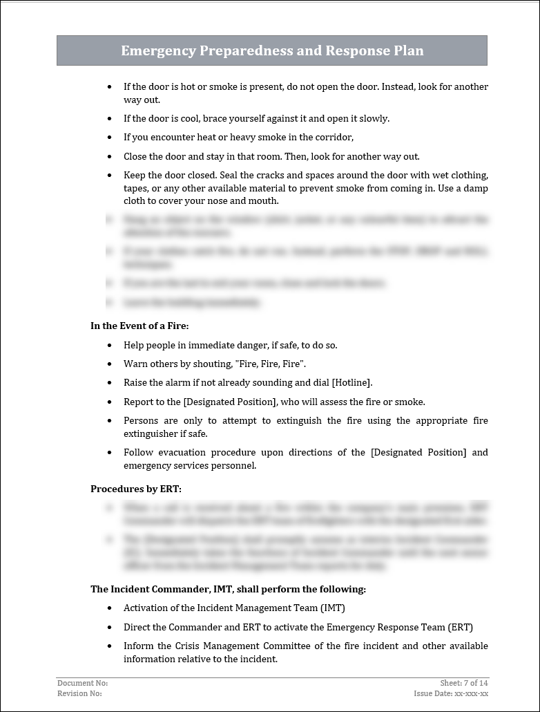 ISO 22301 Documentation Toolkit