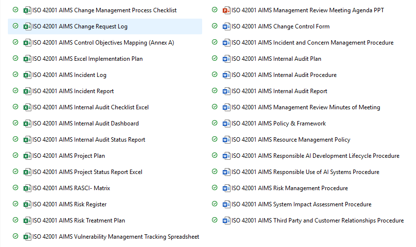 ISO 42001 Toolkit
