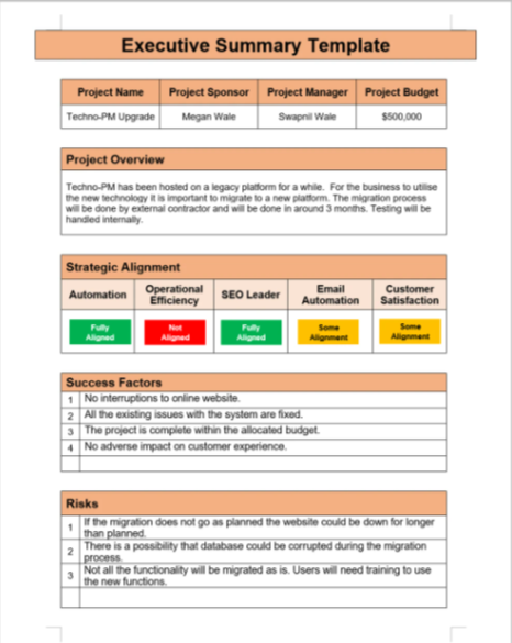 Project Status Report Toolkit