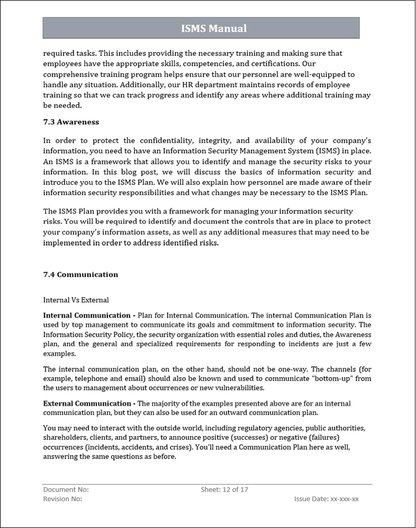 ISO 27001 Toolkit