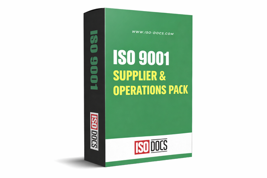 ISO 9001 Supplier & Operations Toolkit