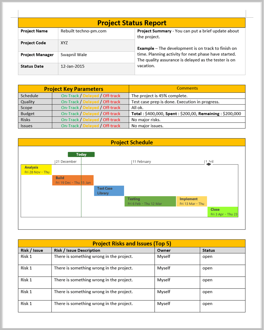 Project Timelines and Roadmaps Toolkit