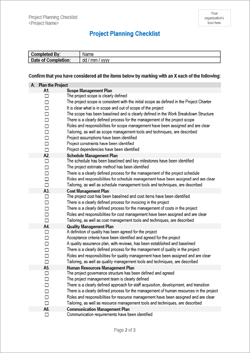 Project Management Toolkit
