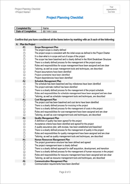 Project Management Toolkit