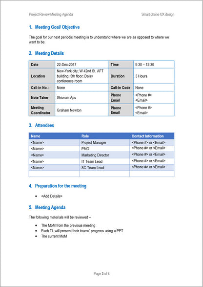 Meetings Management Toolkit
