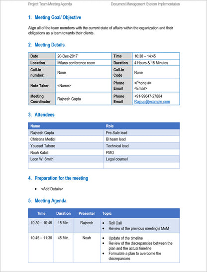 Project Management Toolkit