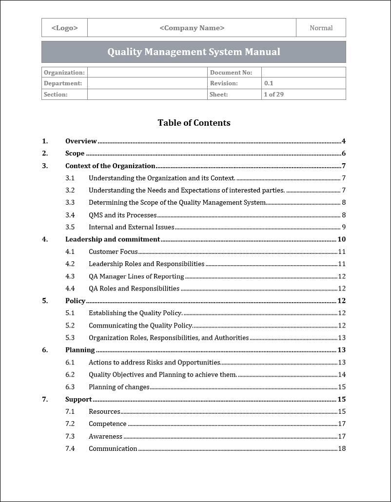 ISO 9001 Toolkit
