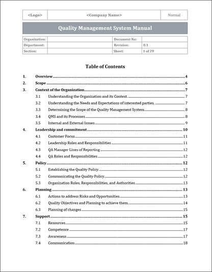 ISO 9001 Toolkit