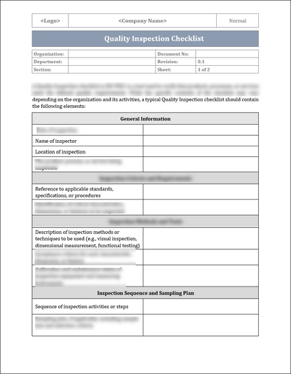 ISO 9001 Toolkit