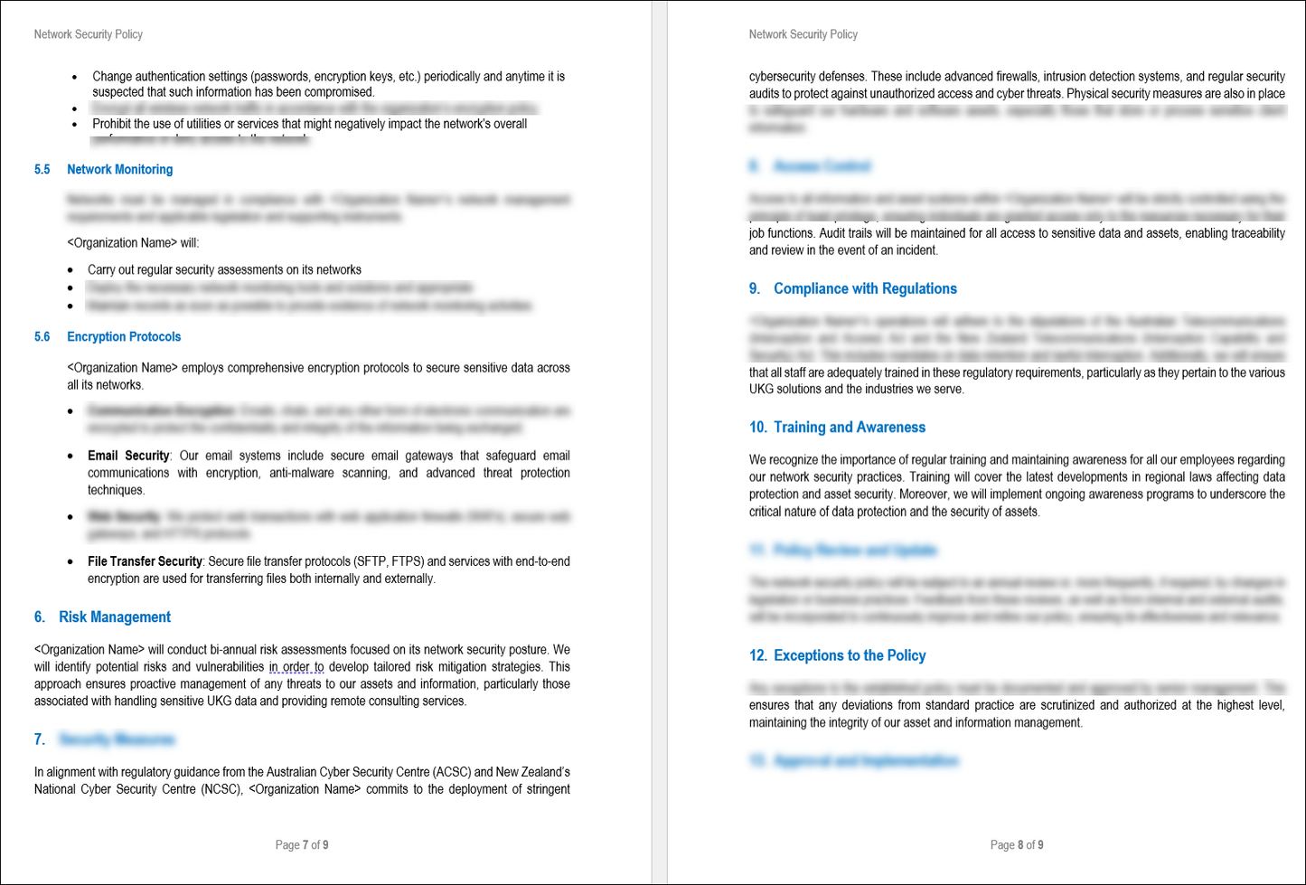 Network Security Policy