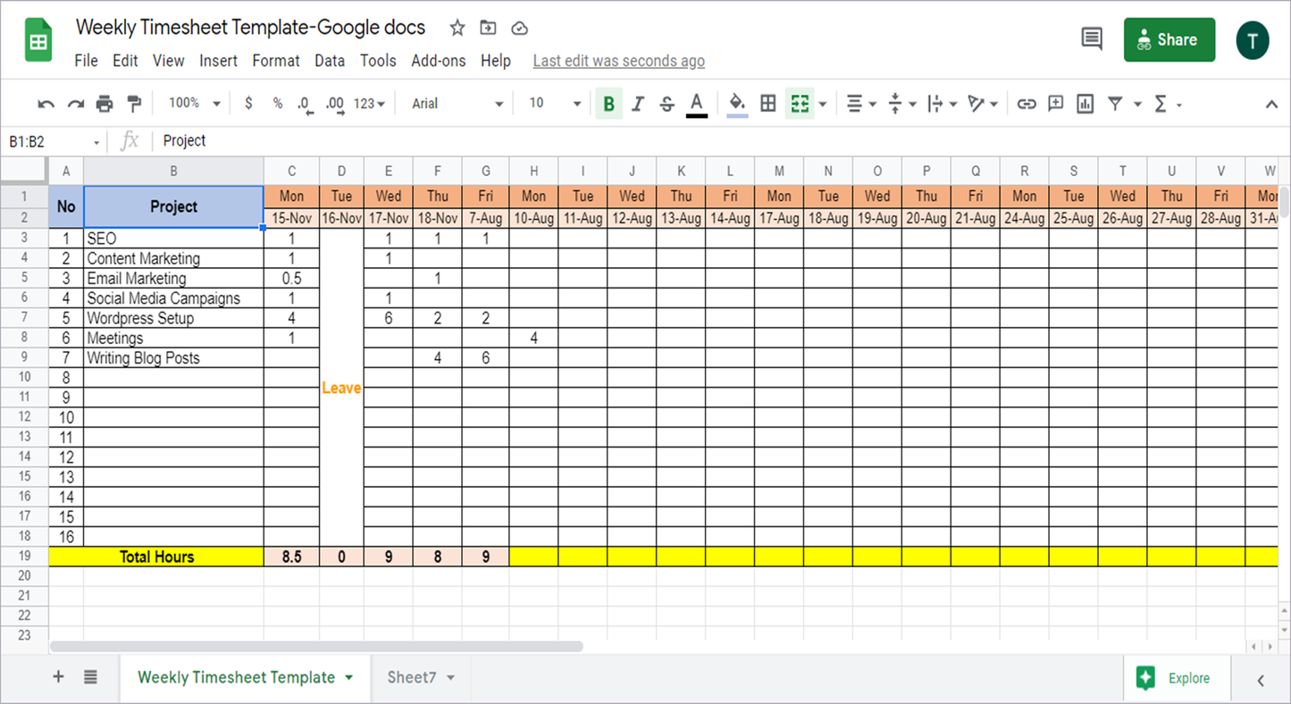 Resource and Capacity Excel Plans Toolkit